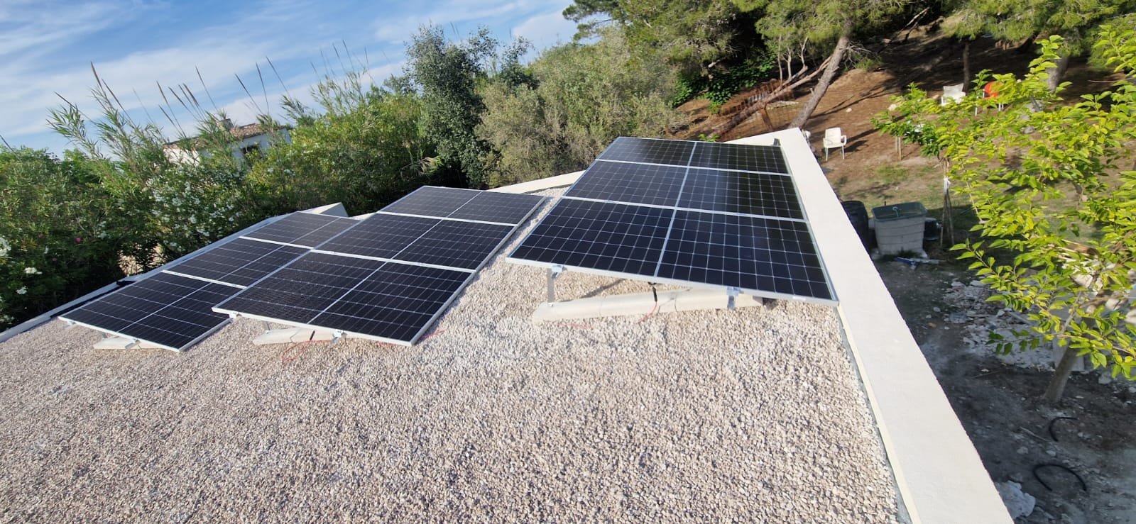 Instalación aislada de 4.5kWp realizada por Pistris Energy